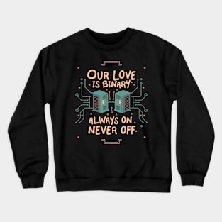 Valentines gift for Programmer, Computer science, coder Gift Crewneck Sweatshirt